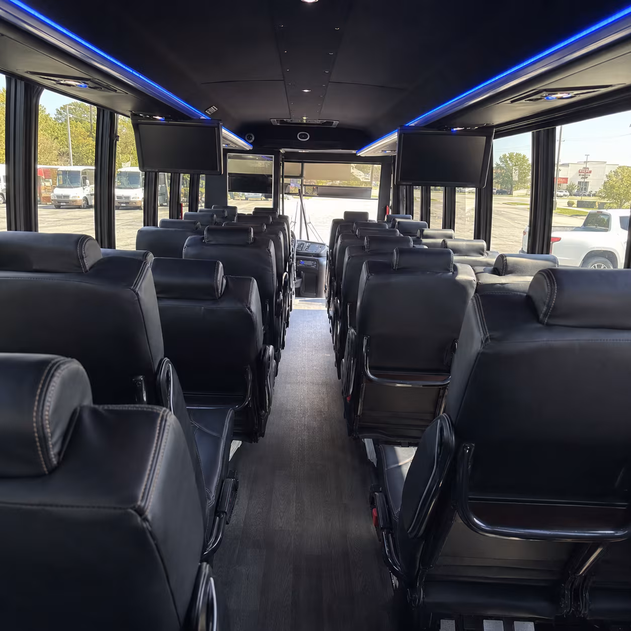 35 passenger minibus inside