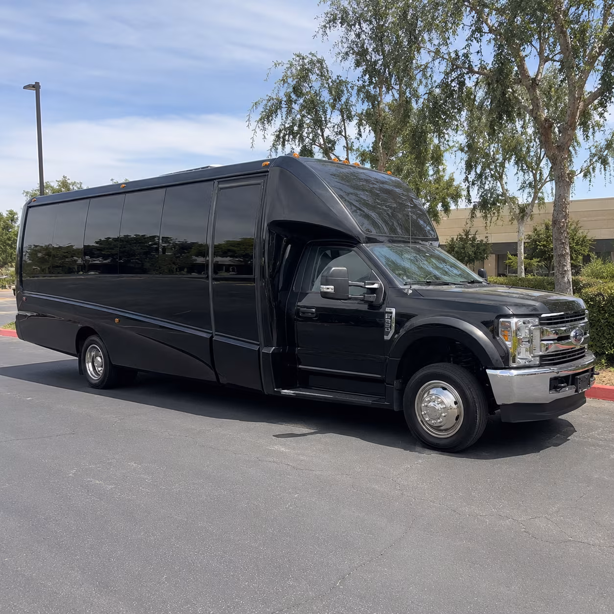 airport shuttle buses for sports teams and traveling fan groups