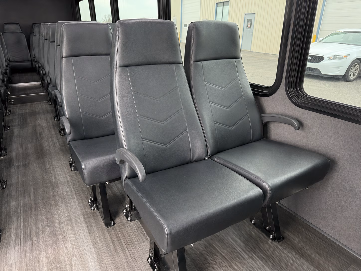 san francisco 18 passenger minibus interior