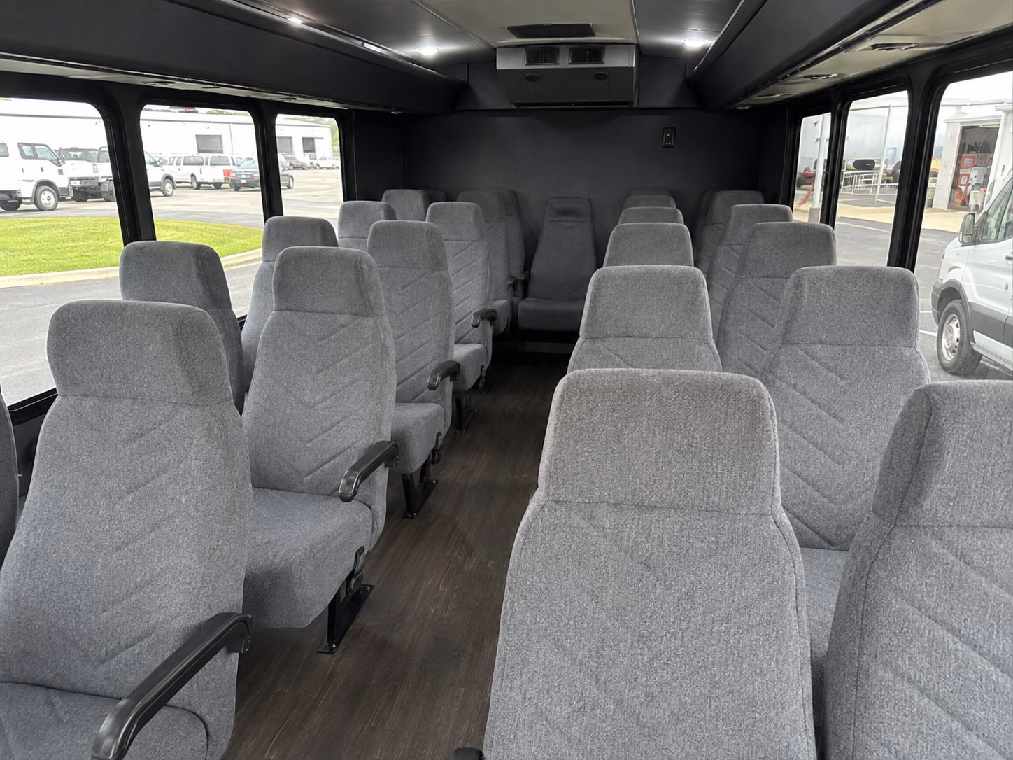san francisco 20 passenger minibus inside