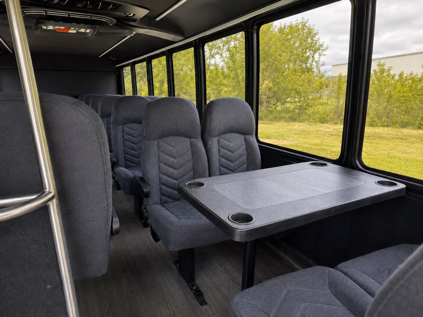 san francisco 20 passenger minibus interior