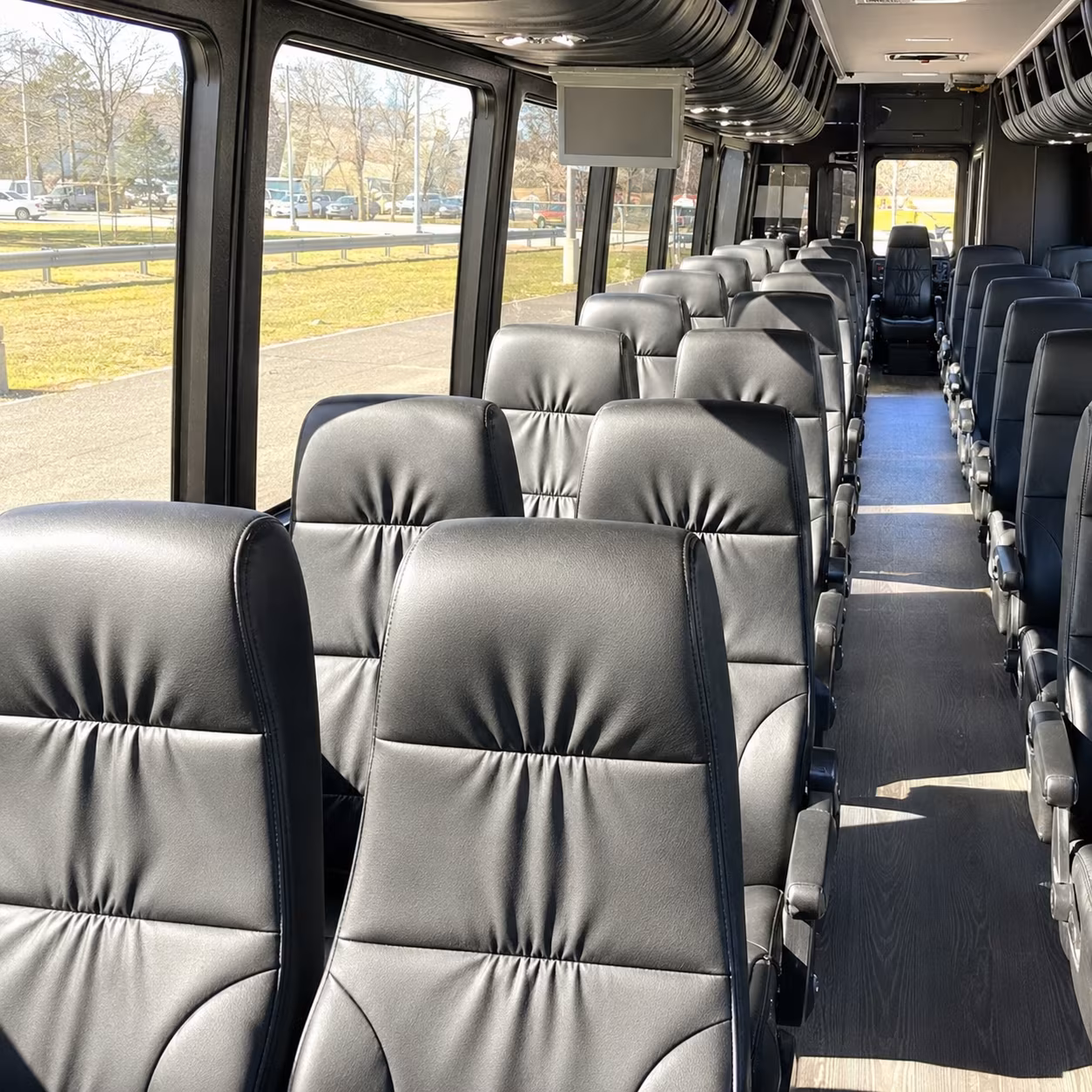 san francisco 25 passenger minibus interior