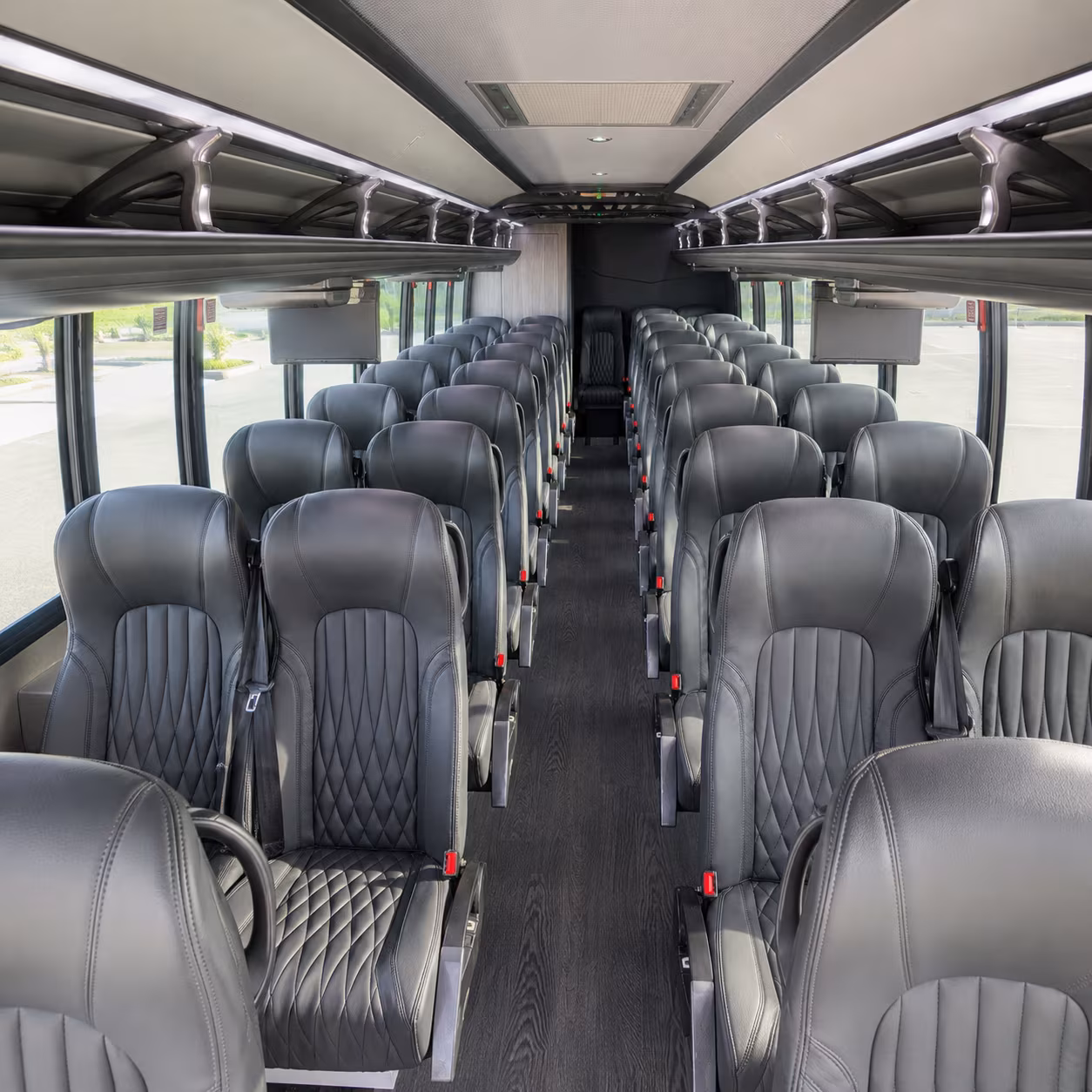 san francisco 35 passenger minibus interior