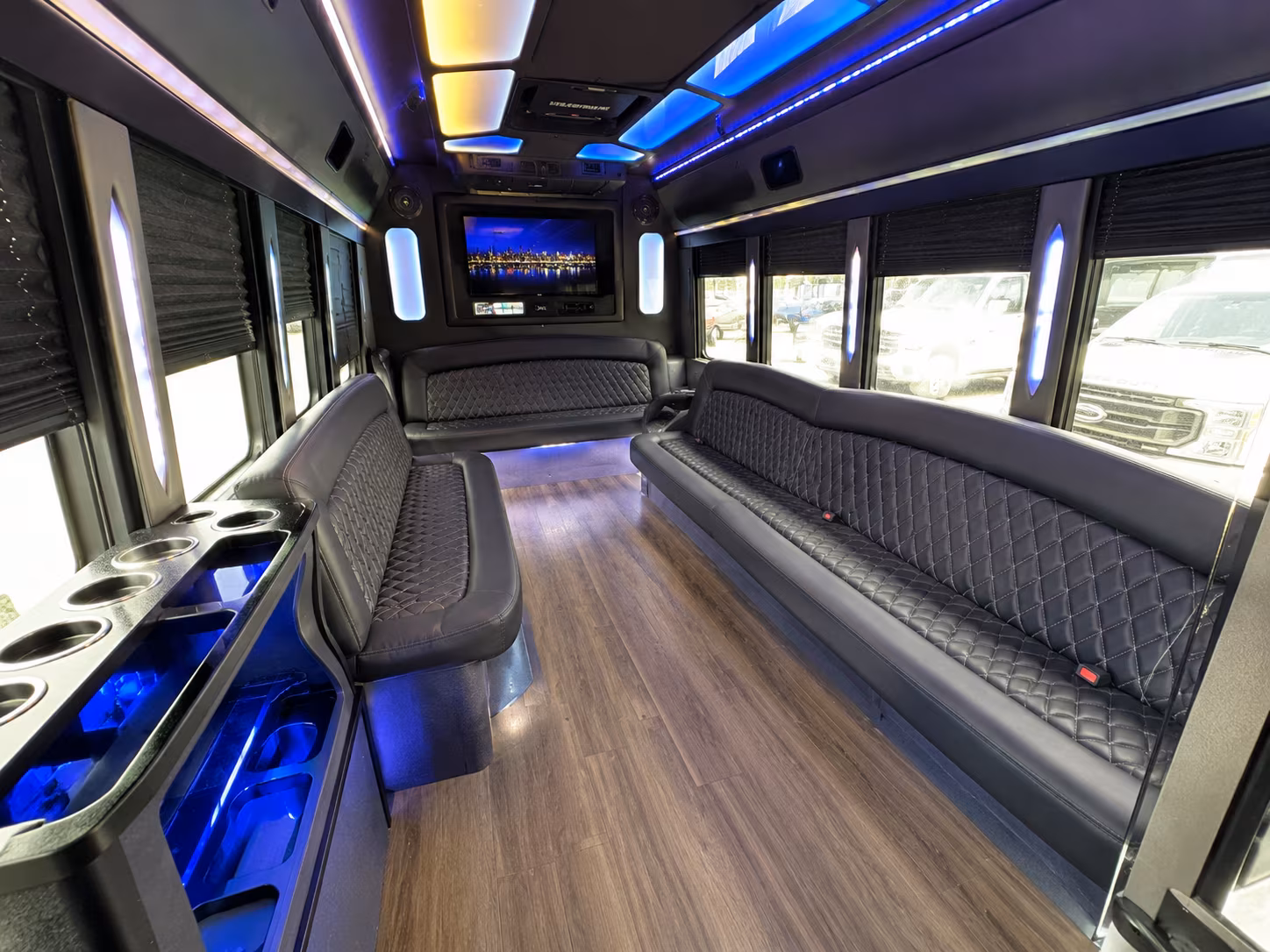san francisco holiday party bus rental