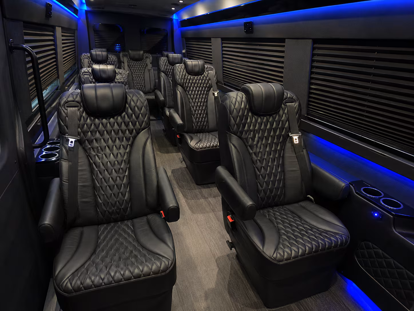san francisco sprinter van with driver interior
